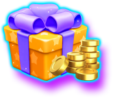 Coins and slot machine